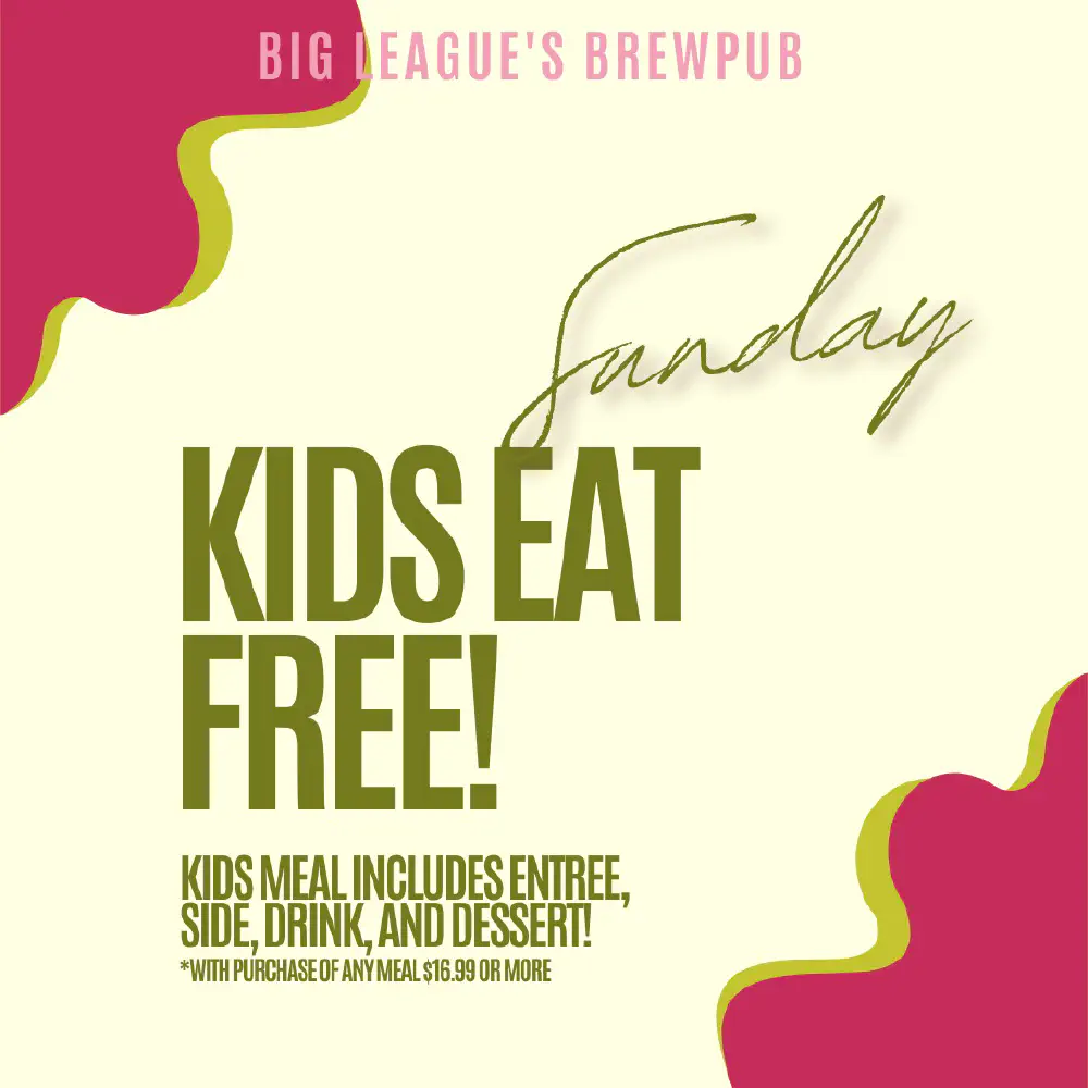 Sunday: Kids eat free