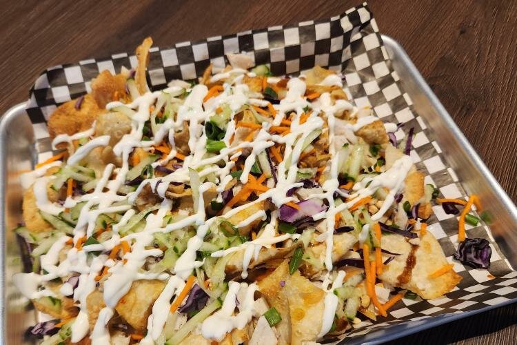 Thai Wonton Nachos image